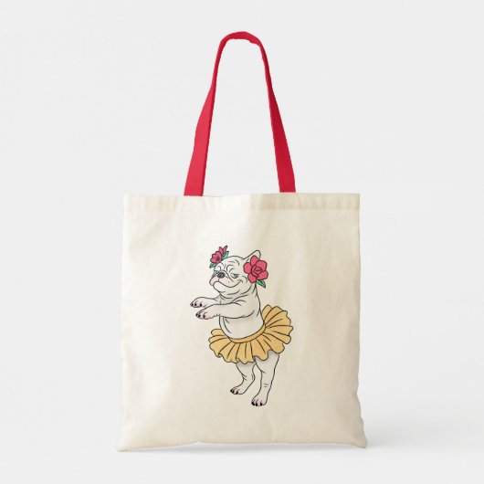 Houding en pointe | tote bag (Achterkant)