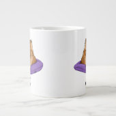 Houding heeft kattigheid grote koffiekop (Voorkant)
