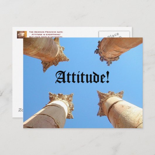 Houding, houding! briefkaart (Voorkant / Achterkant)