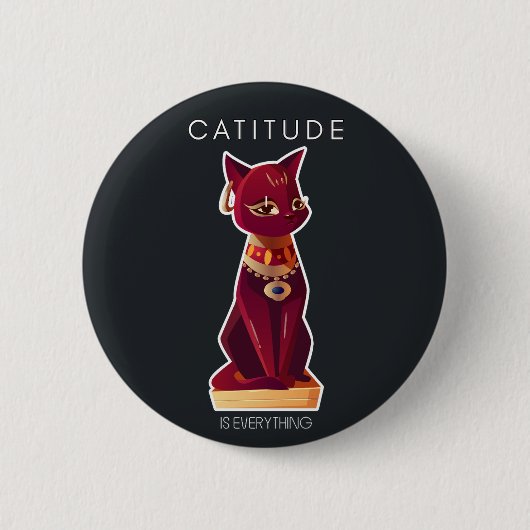 HOUDING is alles Ronde Button 5,7 Cm (Voorkant)