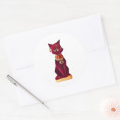 HOUDING is alles Ronde Sticker (Envelop)