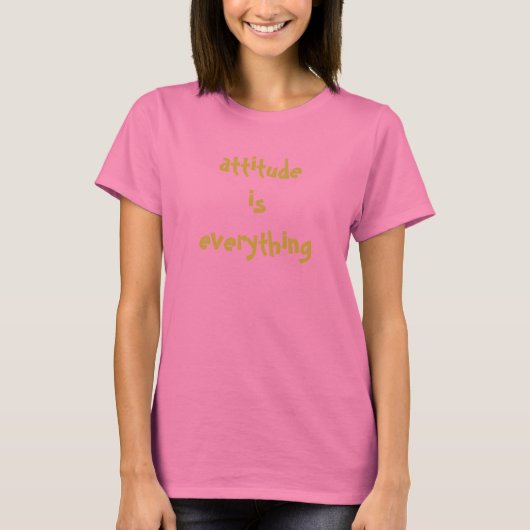houding is alles , t - shirt (Voorkant)