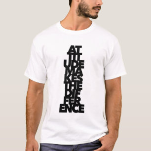 Houding maakt het verschil paradigma verschuiving t-shirt