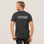 Houding Maakt Het Verschil Positieve Mentaliteit Tri-Blend Shirt (Voorkant)