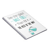 Houding, succes, geluk, Motivatie quote Notitieboek (Rechterzijde)