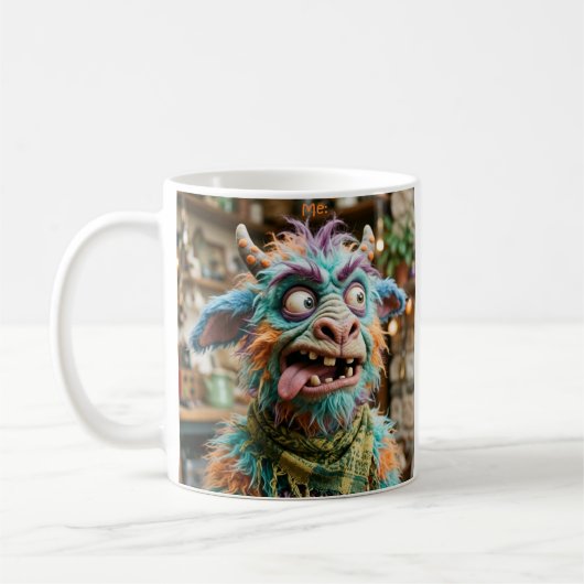 Houding Te Overvloed Koffiemok (Links)