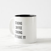 Houding tweekleurige koffiemok (Voorkant links)