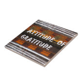 HOUDING van dankbaarheid Tekst Wijsheid Woorden Tegeltje (Zijkant)