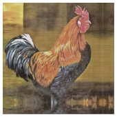 Houding van Farmyard Rooster Art Stof (Close Up)