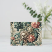 Houding van verderf - Gotisch Victoriaans Feestdagenkaart (Staand voorkant)