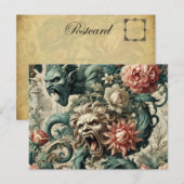 Houding van verderf - Gotisch Victoriaans Feestdagenkaart (Voorkant / Achterkant)