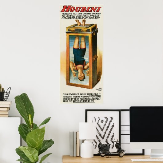 Houdini Adverteren poster , 1913 (Thuiskantoor)