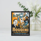 Houdini Advertisement - Worden er spirits terugge Briefkaart (Staand voorkant)