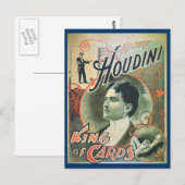 Houdini briefkaart (Voorkant / Achterkant)