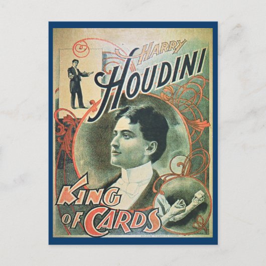 Houdini briefkaart (Voorkant)