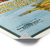 Houdini ~ Buried Alive  Escape Artist Poster (Hoek)