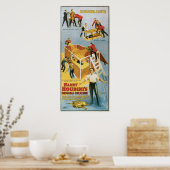Houdini ~ Buried Alive  Escape Artist Poster (Keuken)