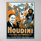 Houdini Do Spirits Return Poster (Voorkant)