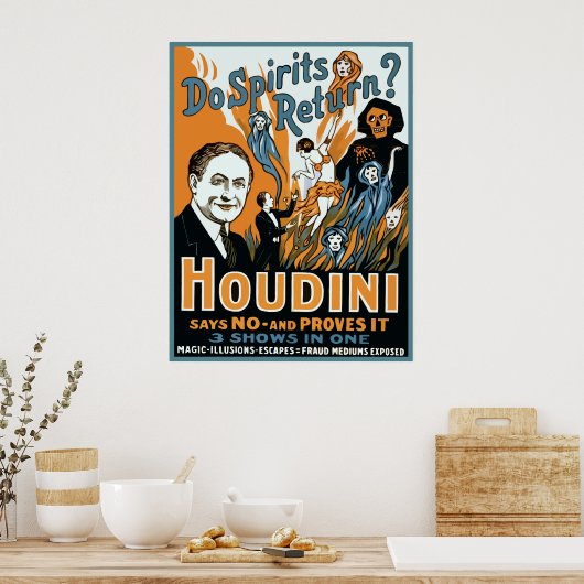 Houdini Do Spirits Return Poster (Keuken)