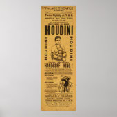 HOUDINI Escape Artist VAUDEVILLE Poster (Voorkant)