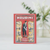 Houdini ~ Handcuff Escape Artist Briefkaart (Staand voorkant)