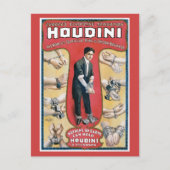 Houdini ~ Handcuff Escape Artist Briefkaart (Voorkant)