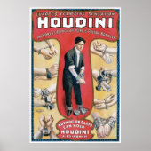 Houdini ~  Handcuff Escape Artist Poster (Voorkant)