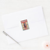 Houdini ~ Handcuff Escape Artist Ronde Sticker (Envelop)