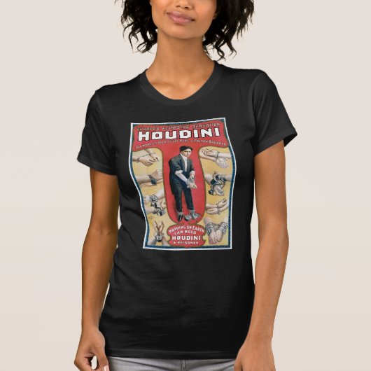 Houdini ~  Handcuff Escape Artist T-shirt (Voorkant)