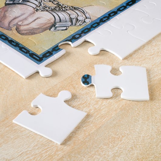 Houdini ~ Handcuff Escape Legpuzzel (Zijkant)