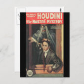 Houdini het man van mysterie briefkaart (Voorkant / Achterkant)
