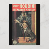Houdini het man van mysterie briefkaart (Voorkant)