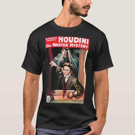Houdini illusionist en stuntman  t-shirt (Voorkant)