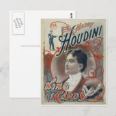 Houdini, koning van de  Kaart Advertisement (Voorkant / Achterkant)