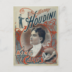 Houdini, koning van de  Kaart Advertisement