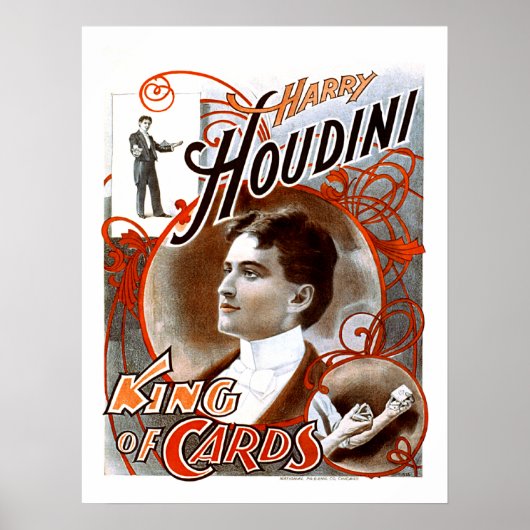 Houdini - Koning van Kaarten Poster (Voorkant)