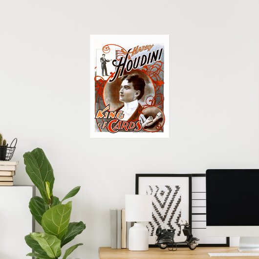 Houdini - Koning van Kaarten Poster (Thuiskantoor)