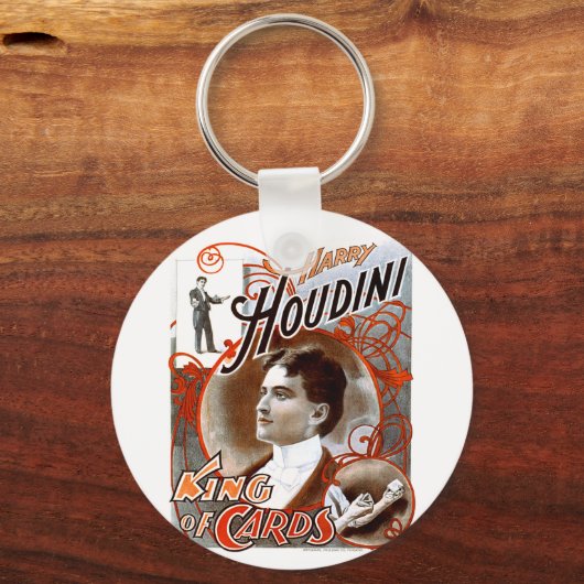 Houdini - Koning van Kaarten Sleutelhanger (Voorkant)