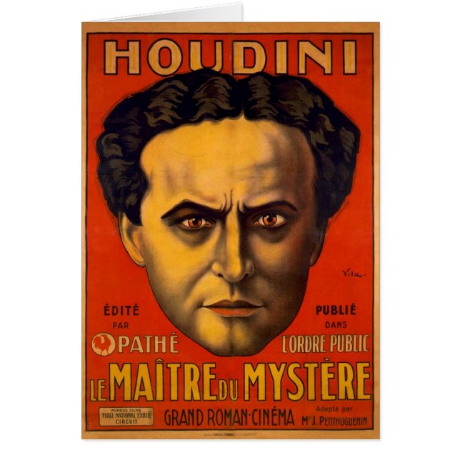 Houdini le maître du mystère  (Voorkant)