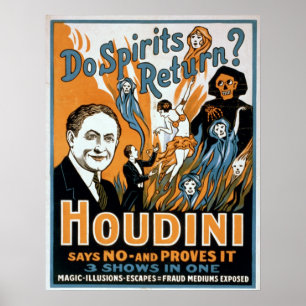 Houdini Magicia Poster