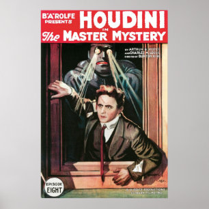 Houdini ~  Master Mystery Escape Artist Poster