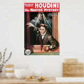 Houdini ~ Master Mystery Escape Artist Poster (Keuken)