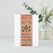 Houdini, 'Orpheuw' Retro Theater Briefkaart (Staand voorkant)