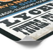 Houdini SPirits Return Magic Show Poster (Hoek)