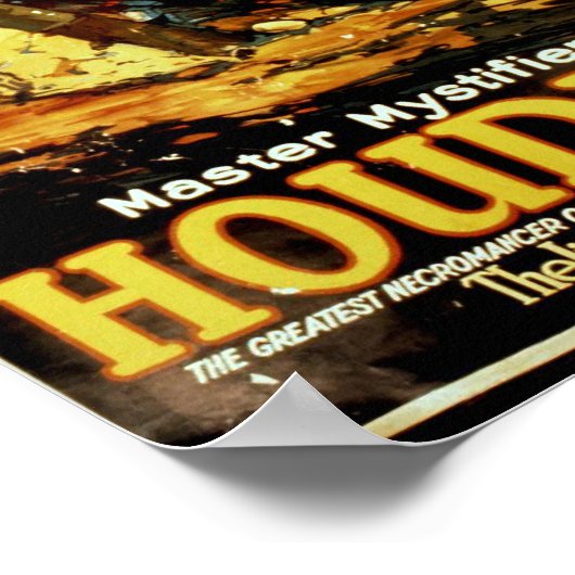 Houdini, 'the Literary Digest'  theater Poster (Hoek)