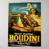 Houdini, 'the Literary Digest'  theater Poster (Voorkant)