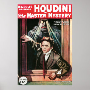 Houdini, The Mastery Mystery vintage poster 1919