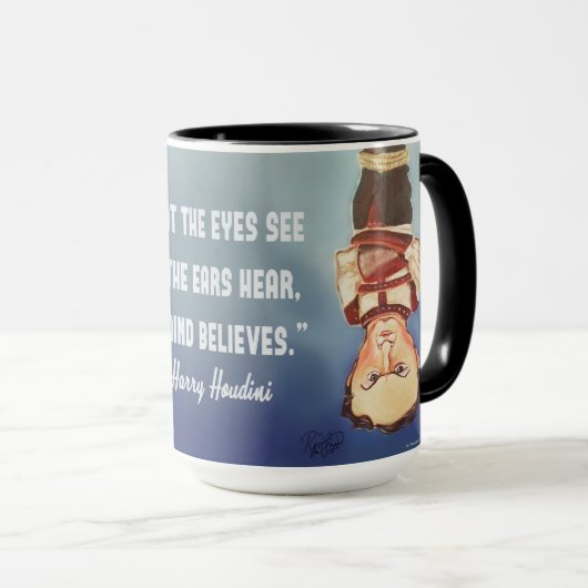 HOUDINI "Wat de ogen zien.." Mok (Voorkant rechts)