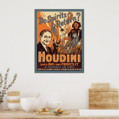 Houdini ~ Worden er spirits teruggestuurd? ~ tove Poster (Keuken)