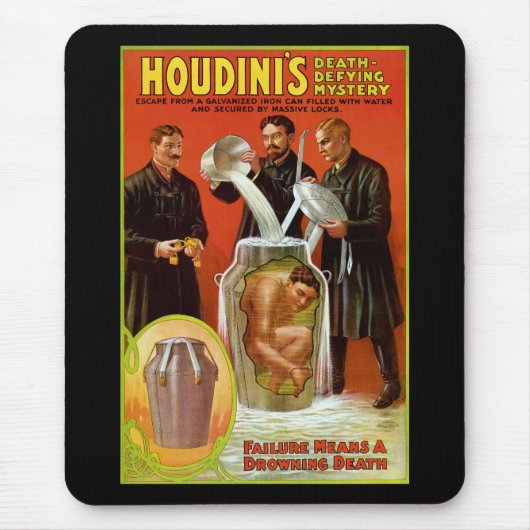 Houdini's Death Defying Mystery Muismat (Voorkant)